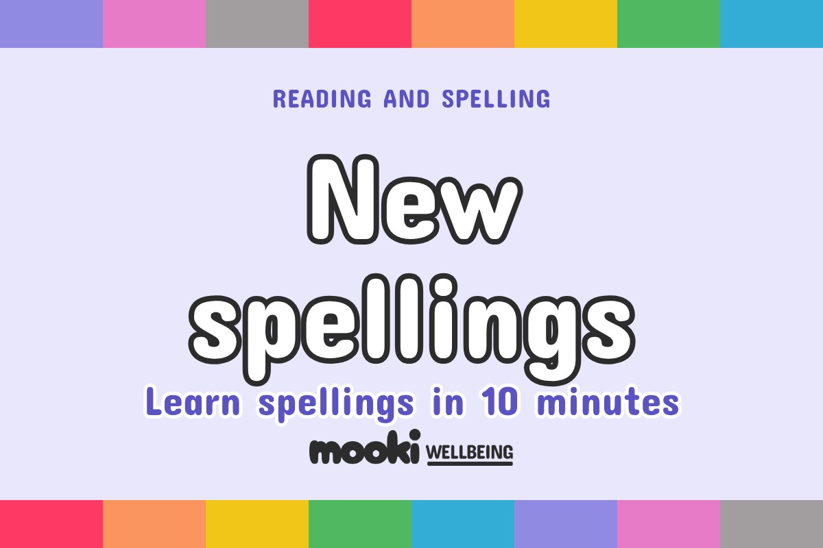 Learn new spellings, help dyslexic child in 10 minutes