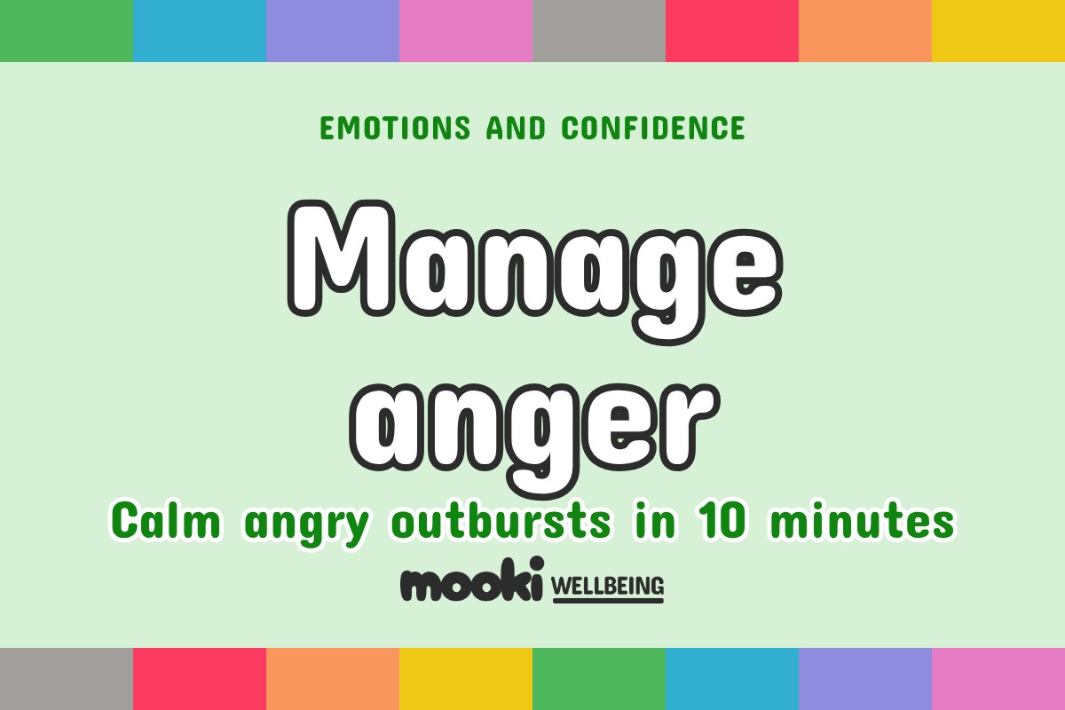 Manage anger in 10 minutes course, help dyslexic kids