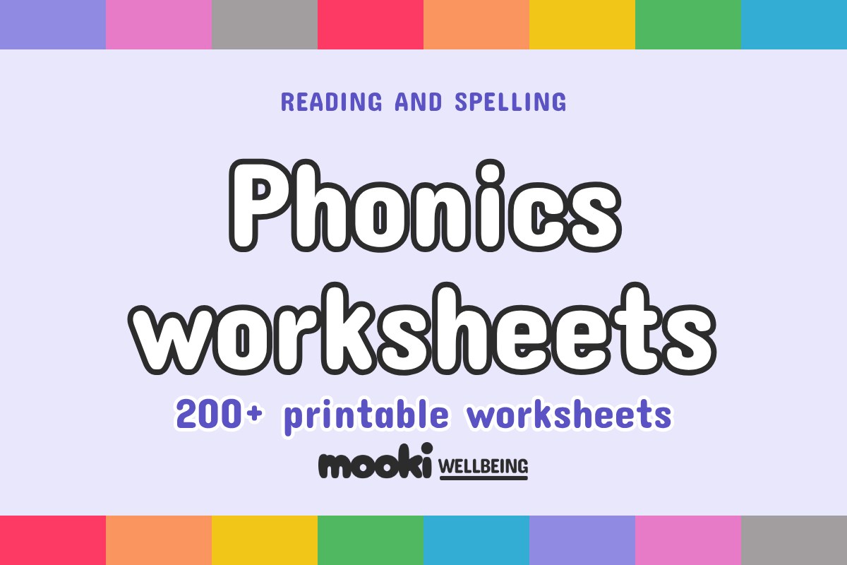 200+ free phonics worksheets (PDF) to help dyslexic kids read