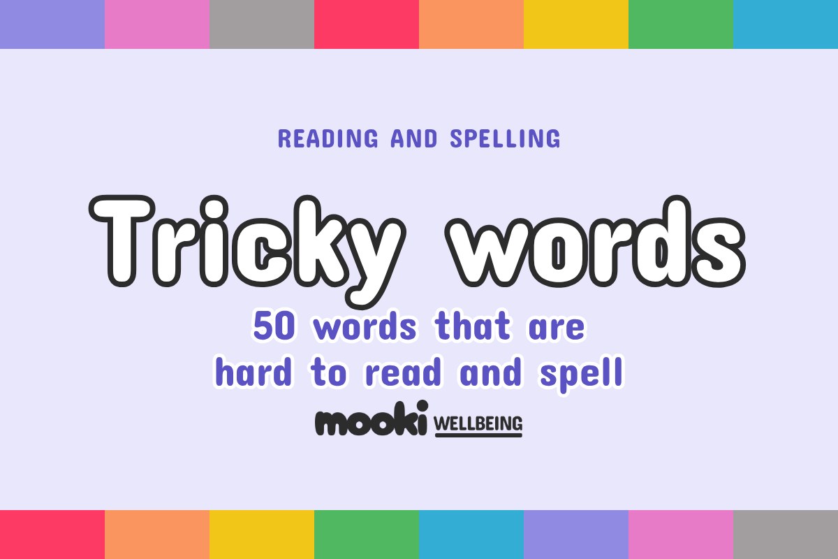 50 Words that are hard for dyslexics to read and spell