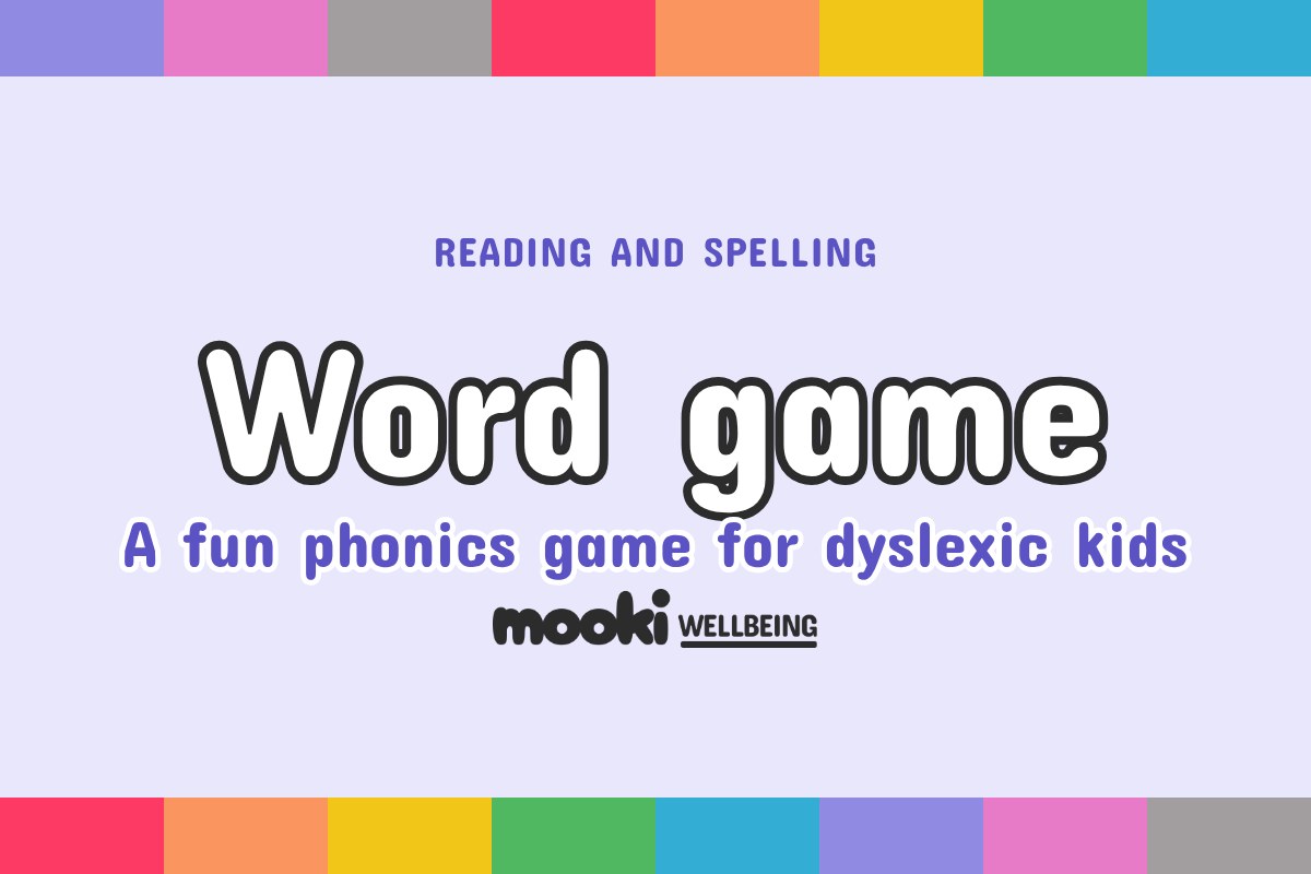 Awesome word game for dyslexic kids
