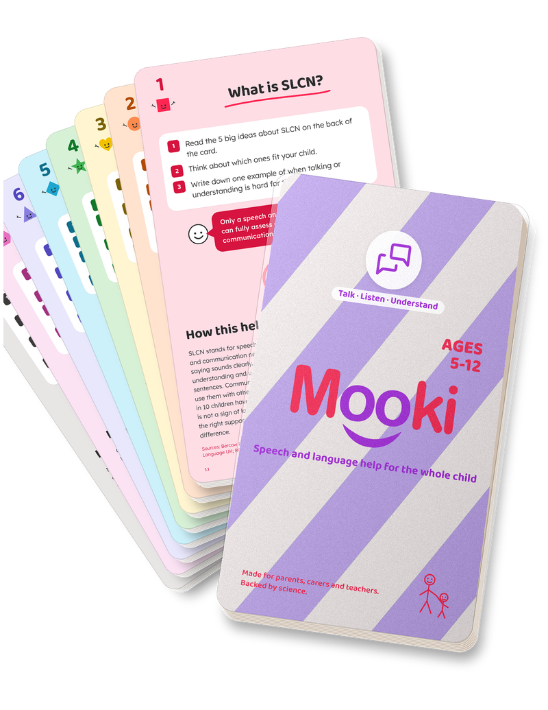 The Mooki Cards speech and language deck